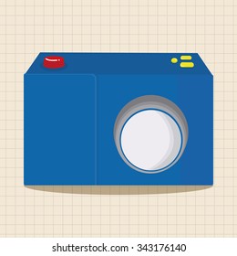 camera theme elements vector,eps