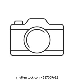 Camera thin line icon