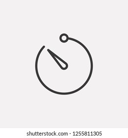 Camera timer icon isolated on background. Photography symbol modern, simple, vector, icon for website design, mobile app, ui. Vector Illustration
