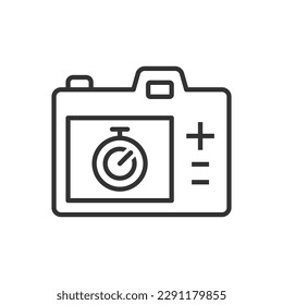 Camera Timer Icon Sign Symbol 