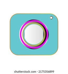 camera tool flat vector icon