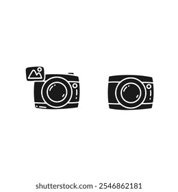 Camera travel icon set eps 10