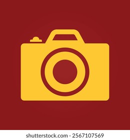 Camera trendy artwork cute abstract vector illustration colorful valuable design.eps