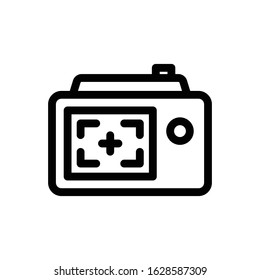 Camera Trendy Flat Icon Design