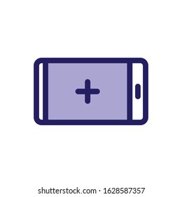 Camera Trendy Flat Icon Design