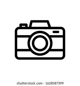 Camera Trendy Flat Icon Design