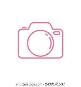 Camera Trendy Icon Vector Template Illustration Logo Design