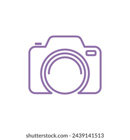 Camera Trendy Icon Vector Template Illustration Logo Design