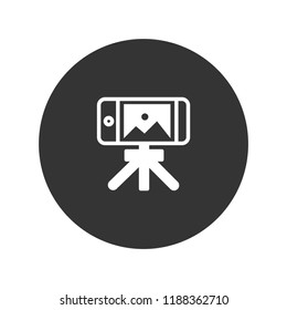 Camera With Tripod Icon
