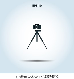 camera tripod icon