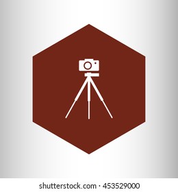 camera tripod icon