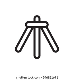 camera tripod icon illustration isolated vector sign symbol