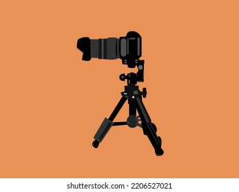 camera tripod silhouette graphs photography