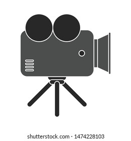 camera tv icon. flat illustration of camera tv vector icon. camera tv sign symbol