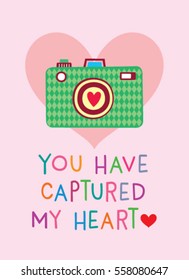 camera valentine card
