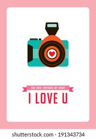 camera valentine poster