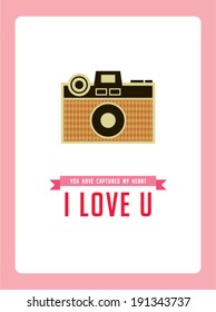 camera valentine poster
