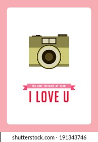 camera valentine poster