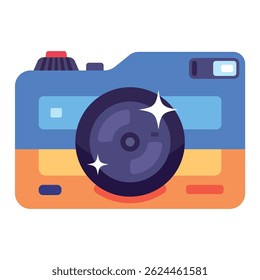 Camera variation with flat color and flat shading, this is another variation from full pack illustrations that i have created