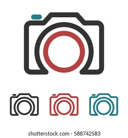 Camera vector design Logo Template Illustration Design