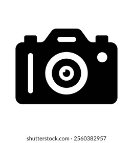 Camera vector design in modern and trendy style, photography device icon