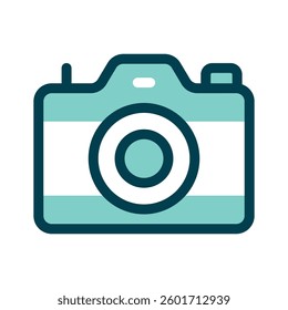 Camera vector design in modern and trendy style, photography device icon