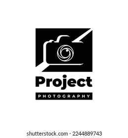 diseño de vector de cámara para el logotipo de fotografía