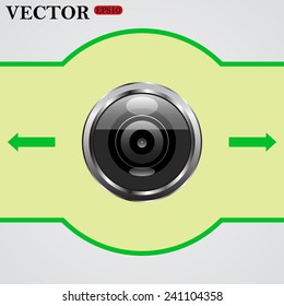 camera ,  vector, EPS 10