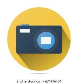 camera vector flat icon