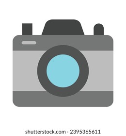 Camera Vector Flat Icon For Personal And Commercial Use.
