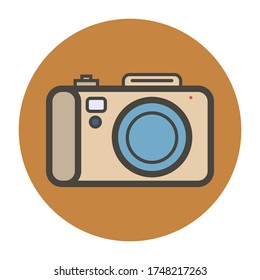 Camera. Vector flat style for you design