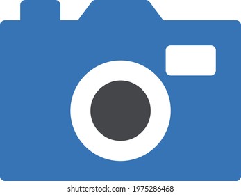 camera vector glyph colour icon