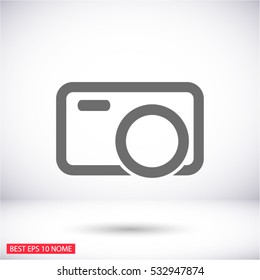 Camera Vector icon 10 EPS
