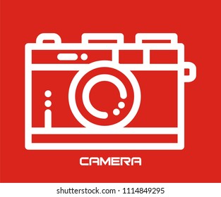 Camera vector icon 