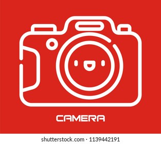 CAMERA VECTOR ICON 