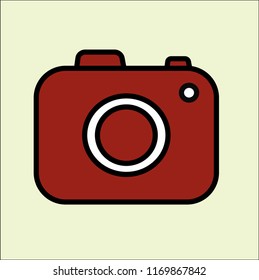 CAMERA VECTOR ICON