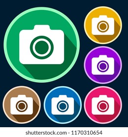 camera vector icon 