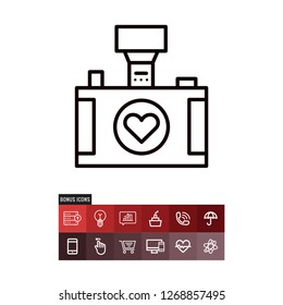 Camera vector icon