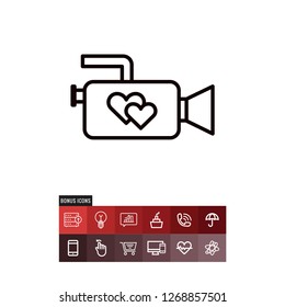 Camera vector icon