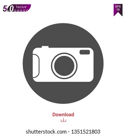 Camera vector icon