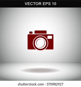 Camera, vector icon.