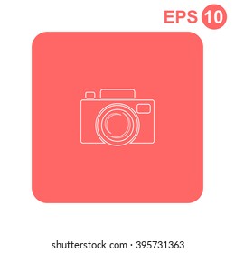 Camera, vector icon.