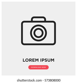 Camera vector icon