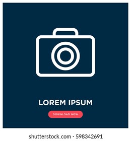 Camera vector icon