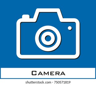 Camera vector icon