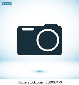 camera vector icon, vector best flat icon, EPS