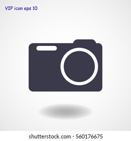 camera vector icon, vector best flat icon, EPS