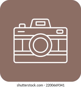 Camera vector icon. Can be used for printing, mobile and web applications.
