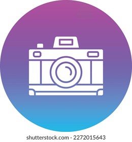 Camera vector icon. Can be used for printing, mobile and web applications.