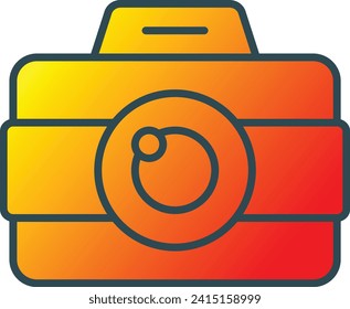 Kamera-Vektorsymbol. Kann für Druck-, Mobil- und Web-Anwendungen verwendet werden.